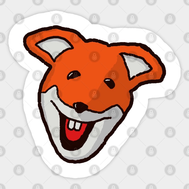 Basil Brush From CBBC Sticker by CaptainHuck41
